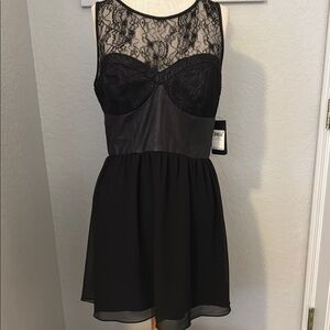 Chic Black Lace Dress